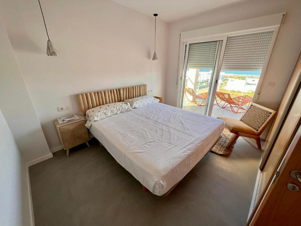 Beautiful Penthouse With Pool And Wonderful Beach View Oliva Eksteriør billede