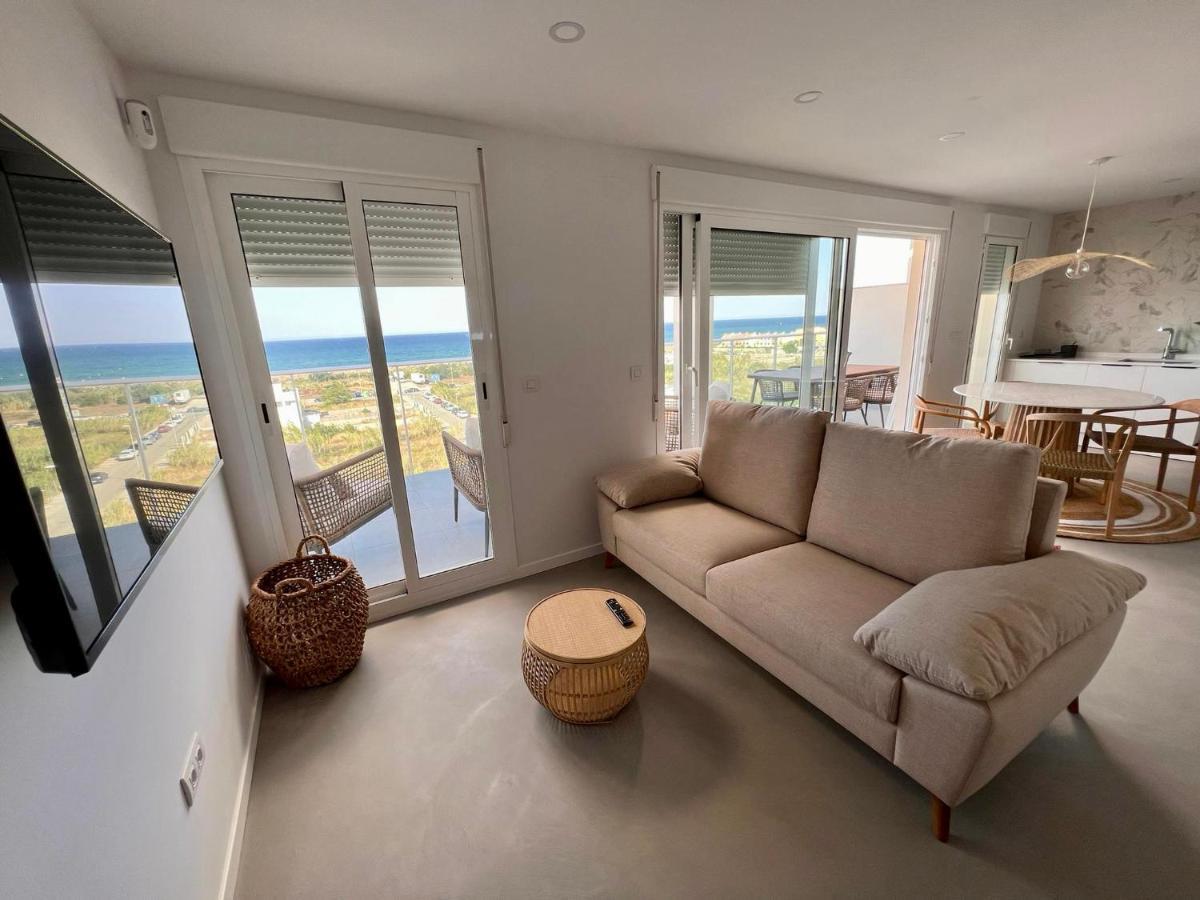Beautiful Penthouse With Pool And Wonderful Beach View Oliva Eksteriør billede