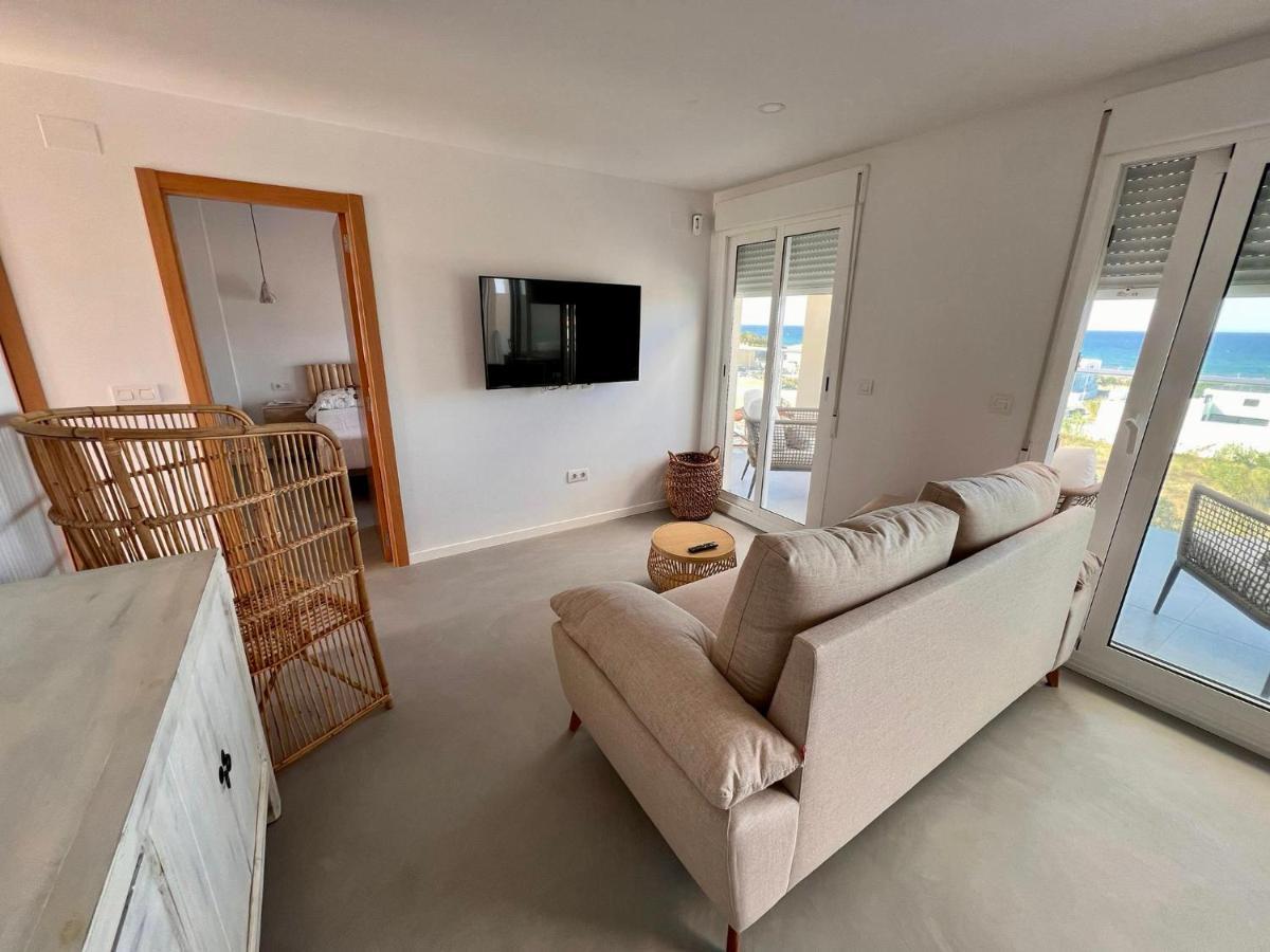 Beautiful Penthouse With Pool And Wonderful Beach View Oliva Eksteriør billede
